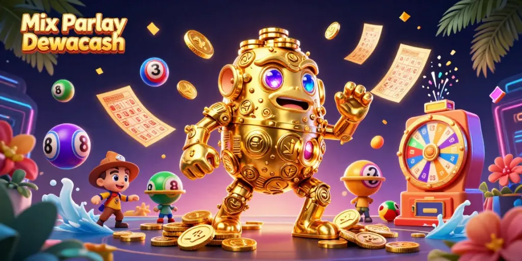 Experience the excitement of Mix Parlay Dewacash with dynamic gaming elements and vibrant visuals.