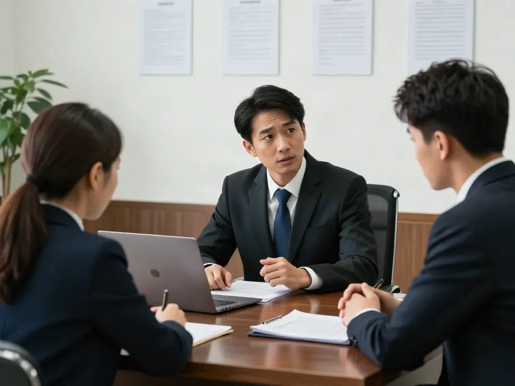 Legal consultation focused on DUI court Forsyth County with attorney advising client.