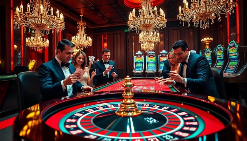 Experience the thrill of roulette at https://www.bdtk1.org/, capturing high-stakes gaming action in a luxurious casino atmosphere.