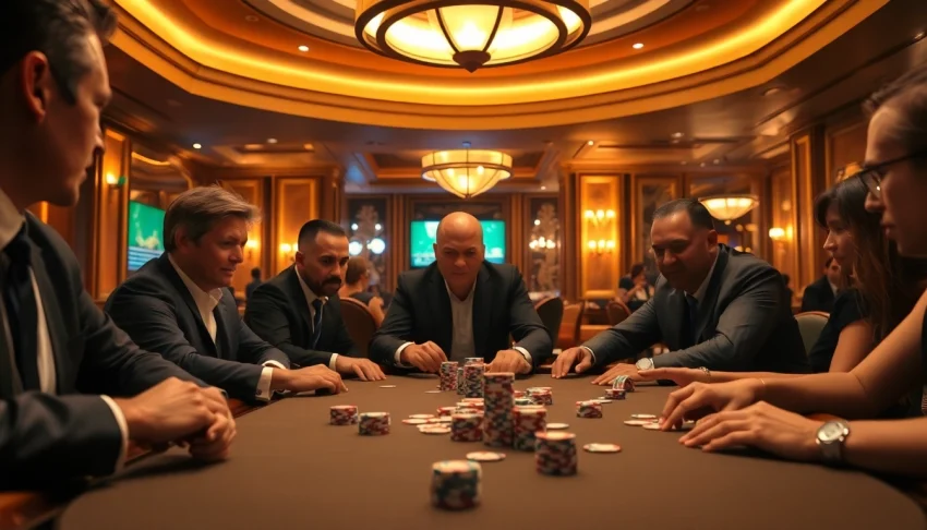 A legjobb online kaszinó élménye, ahol a játékosok koncentrálnak a póker játszmára.